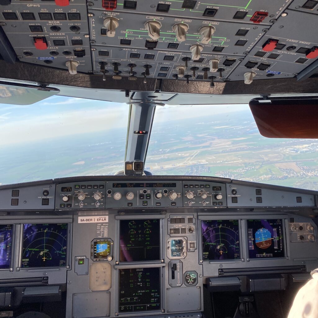 Midfield Crossing beim Rundflug in Leipzig
