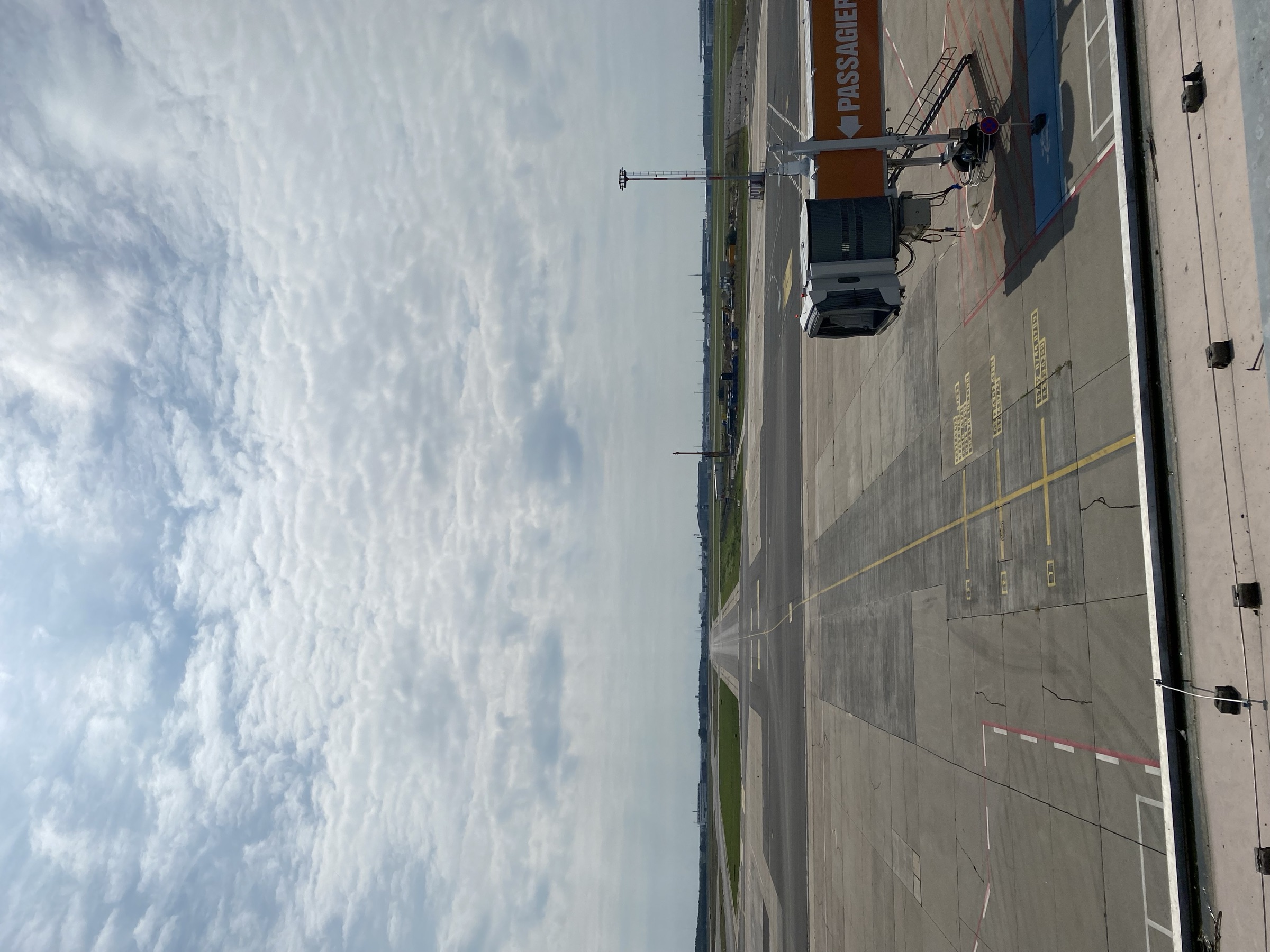 Blick auf die Parkposition